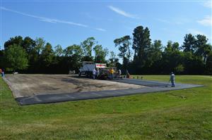 Eskie Park - Basketball court project - 2016