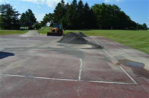 Eskie Park - Basketball court project - 2016